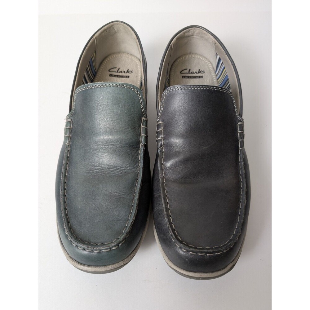 Clarks Sailview Step Men's Slip On Nubuck Leather Blue 10.5 M Blue (2 Colors)!